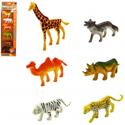 COFFRET 6 ANIMAAUX ZOO 7CM