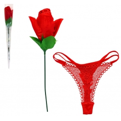 BOUQUET ROSE STRING 37 CM