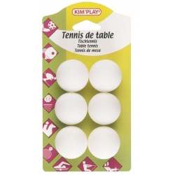 BLISTER 6 BALLES PING-PONG