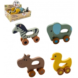 ANIMAL BOIS A ROULETTE