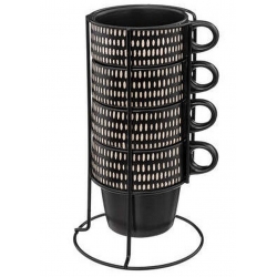 RACK 4 MUGS ETHNIKAA 25 CL