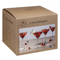 COFFRET 4 VERRES MARGARITA...