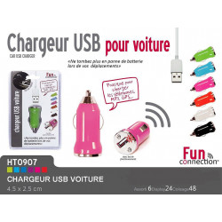 CHARGEUR USB VOITURE