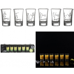 COFFRET 6 VERRES A SHOT
