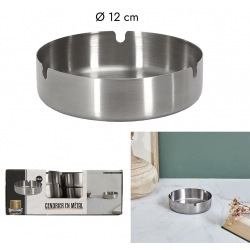 CENDRIER METAL DIAMETRE 12 CM
