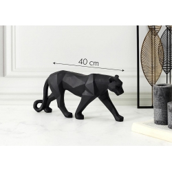 PANTHERE ORIGAMI NOIR L40 CM