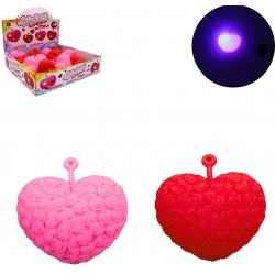 SQUISHY COEUR LUMINEUX 10 CM
