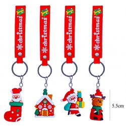 PORTE CLES NOEL AVEC BRACELET