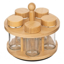 RACK 5 POT A EPICES BOIS ET...