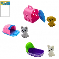 CHIEN AVEC NICHE 5.5 CM