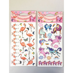 TATOUAGE FLAMANT ROSE ET...