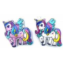 PELUCHE LICORNE 20X19 CM